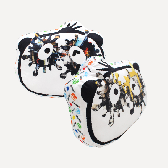 墨寶饅頭國風特大背墊  (雙面印刷)